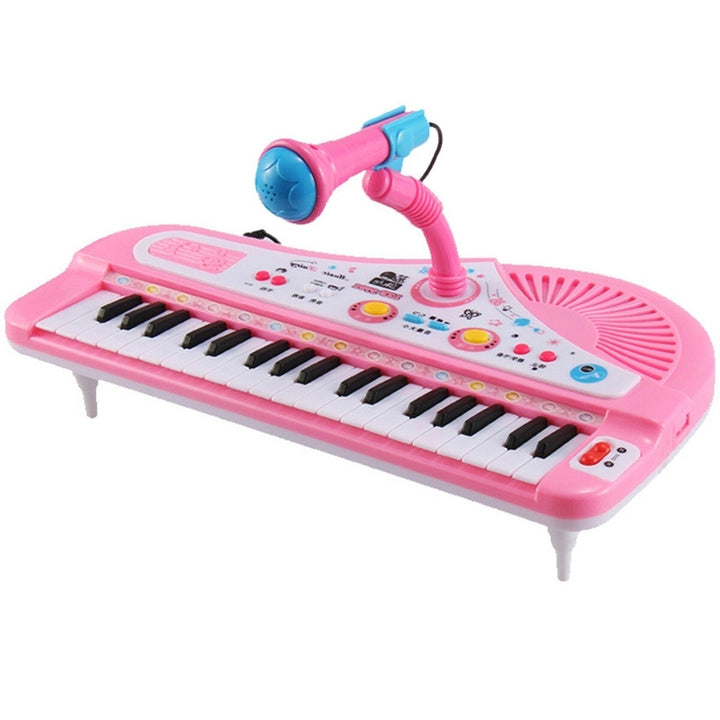 37 Key Kids Electronic Keyboard Piano Musical Toy with Microphone for Childrens Toys Image 1