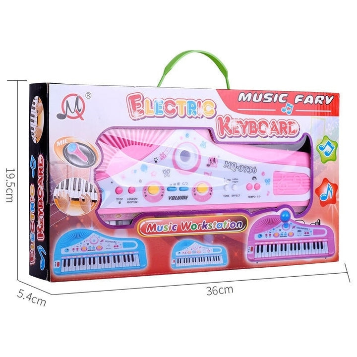 37 Key Kids Electronic Keyboard Piano Musical Toy with Microphone for Childrens Toys Image 4