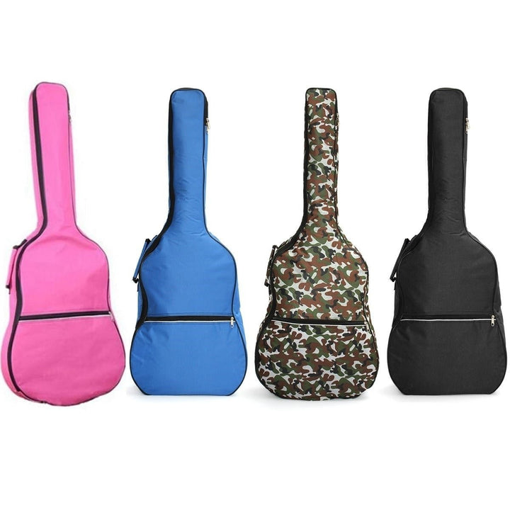 39 40 41 Inch Double Straps Padded Waterproof Acoustic Guitar Bag Image 1