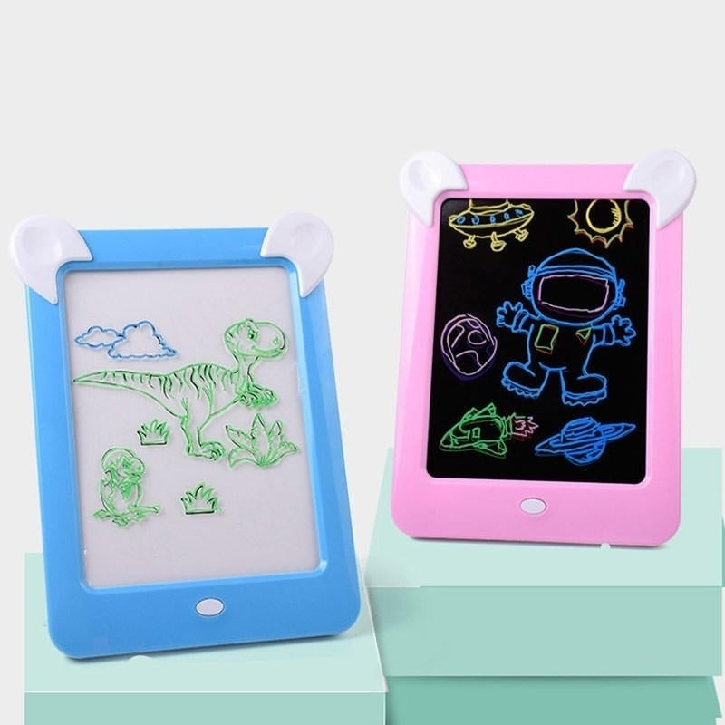 3D Magic Drawing Board Pad LED Writing Tablet Led Kids Adult Display Panel Luminous Tablet Pad Drawing Toy Image 2