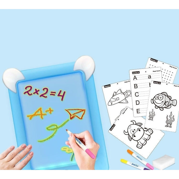 3D Magic Drawing Board Pad LED Writing Tablet Led Kids Adult Display Panel Luminous Tablet Pad Drawing Toy Image 3