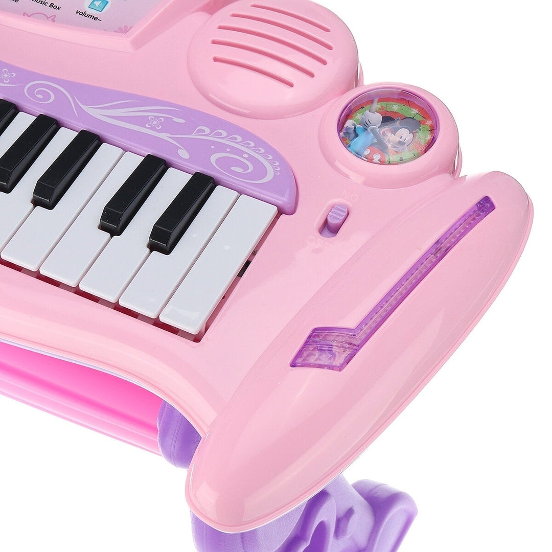 37 Key Electronic Keyboard Kids Mini Grand + Piano Stool Microphone Musical Toys Image 7