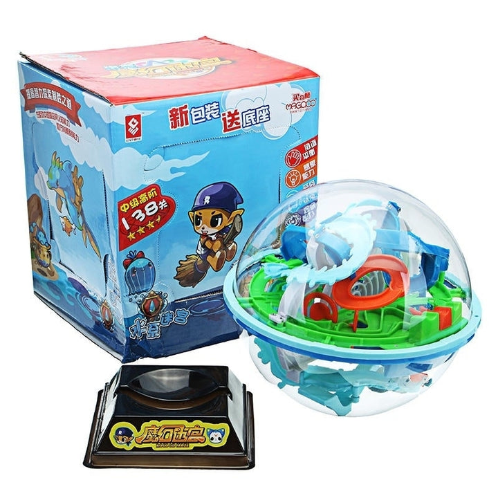 3D Magic 138 Levels Maze Rolling Ball Puzzle Game Brain Teaser Children Learning Educational Toys Image 9