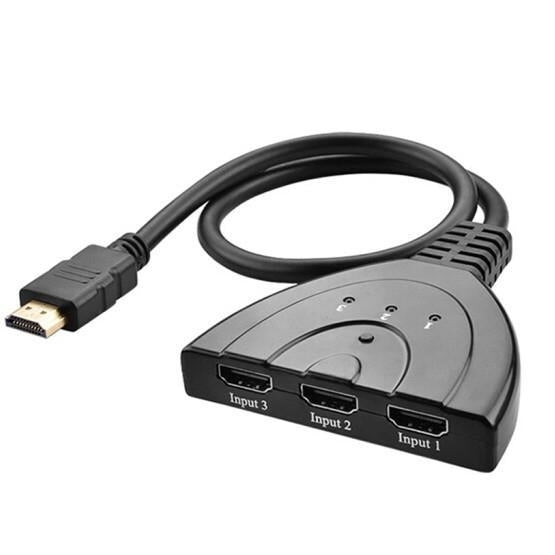 3in1 High Definition Multimedia Interface Splitter Adapter Port Hub with Cable for DVD TV Xbox PS3 PS4 Image 1