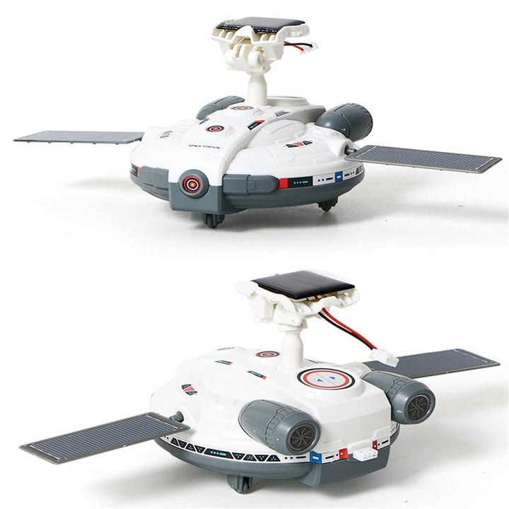 3In1 Solar Powered Toy Moon-Exploration Fleet Gift Toys Image 3