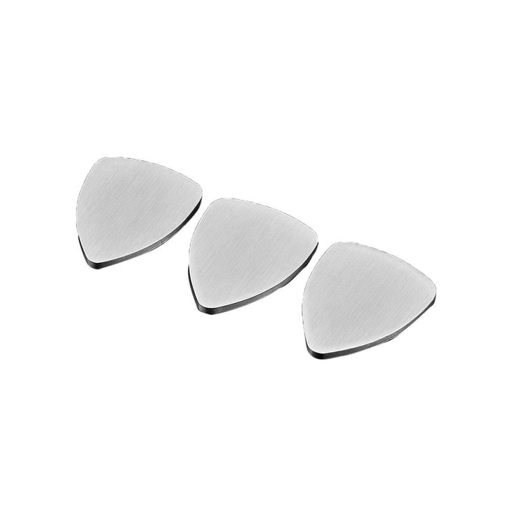 3Pcs Guitar Picks Stainless Steel for Acoustic Bass Guitar Parts Image 4