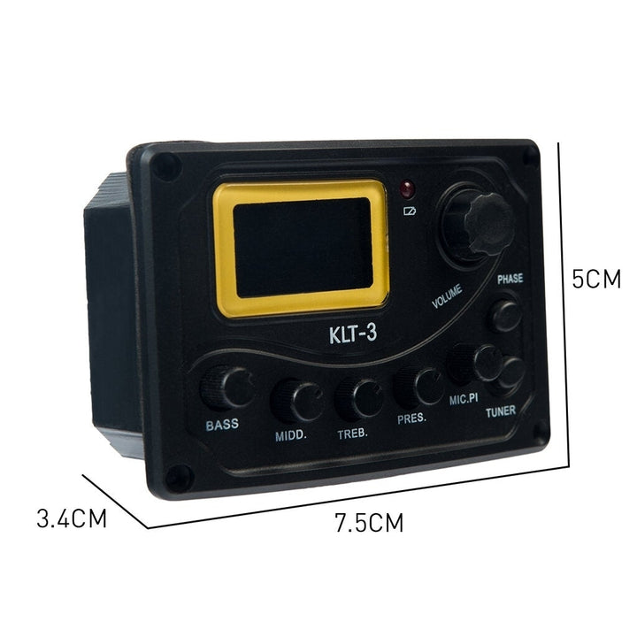 4 Band Guitar Equalizer with Digital Processing Tuner Image 4
