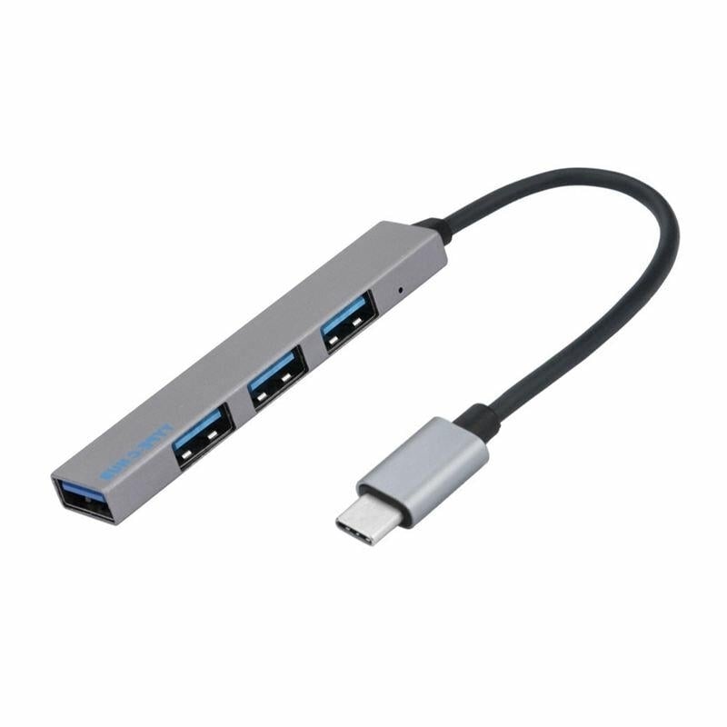 4 Port USB C HUB Charging Docking Station Fast TransferCharging Adapter With 4  USB 2.0 Image 2