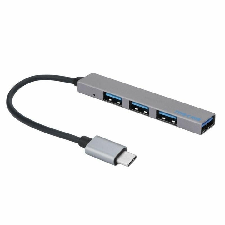 4 Port USB C HUB Charging Docking Station Fast TransferCharging Adapter With 4  USB 2.0 Image 3