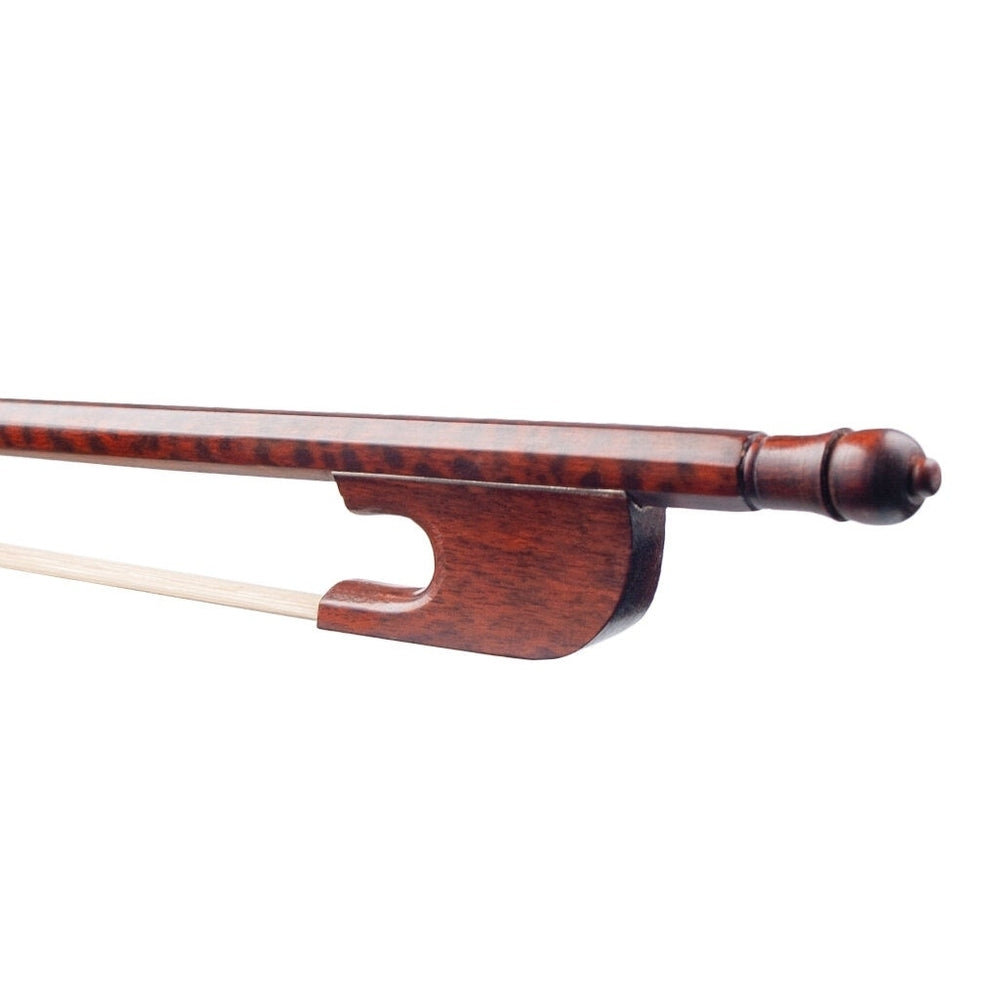 4,4 Size Professional Fiddle Violin Bow Balance Snakewood Bow Baroque Snakewood White Mongolia Horsehair Violin Parts Image 2