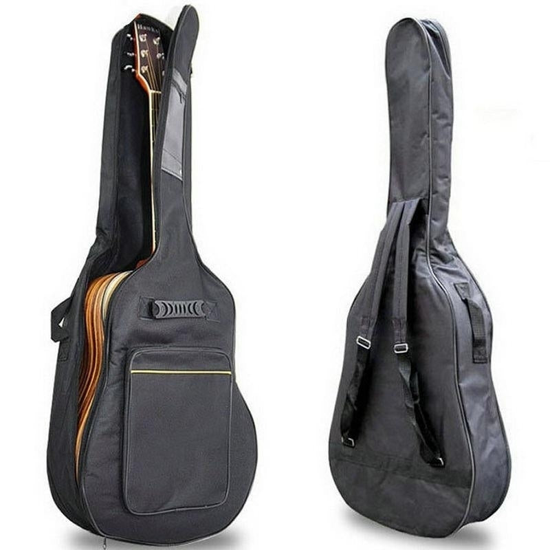 40,41 Inch Acoustic Guitar Bag 600D Waterproof Oxford Cloth Two-way Zipper Double Shoulder Strap Bag Image 1