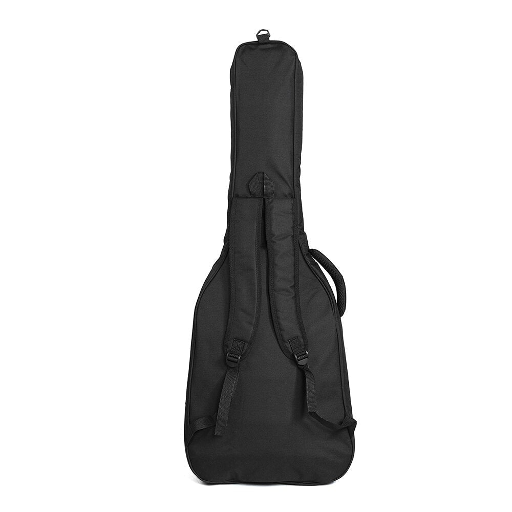 40,41 Inch Waterproof Fabric Acoustic Guitar Bag Backpack Cotton Double Shoulder Straps Padded Soft Case Image 2