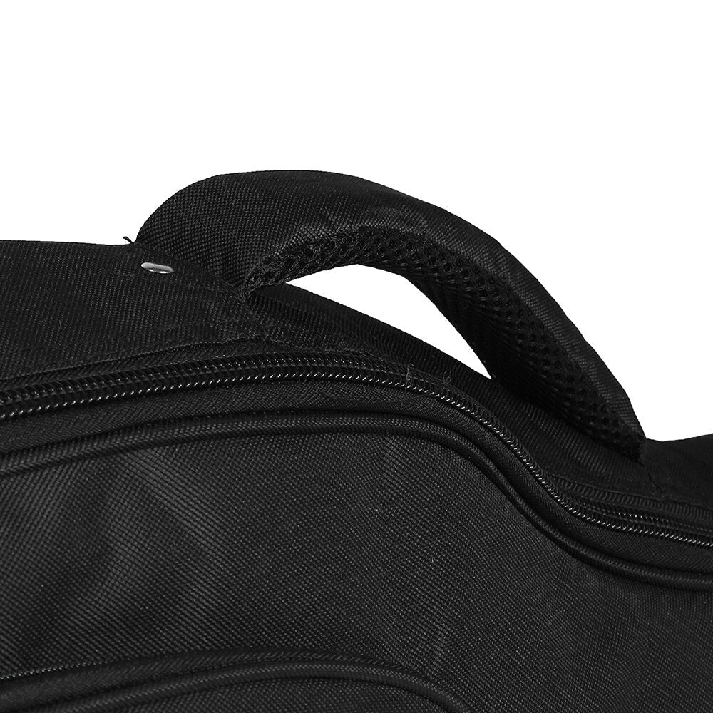 40,41 Inch Waterproof Fabric Acoustic Guitar Bag Backpack Cotton Double Shoulder Straps Padded Soft Case Image 6