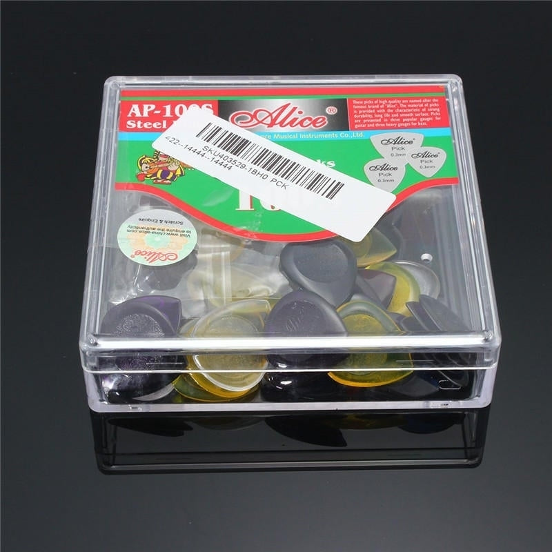 40pcs Acoustic Electric Guitar Picks with Box Image 7