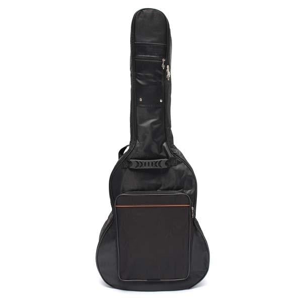 41" Thick Padded Guitar Bag Carry Case Double Shoulder Straps Black Image 1