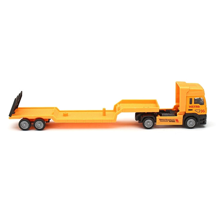 4in1 Kids Toy Recovery Vehicle Tow Truck Lorry Low Loader Diecast Model Toys Construction Xmas Image 8