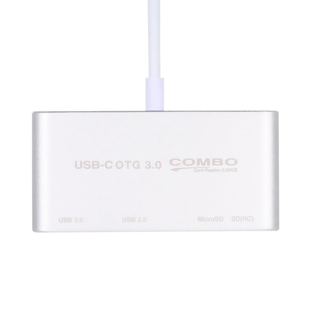 5 In 1 USB 3.1 Type C SD TF Card Reader HUB OTG Multi Spliter Adapter For Macbook Pro Air Tablet Laptop Image 3