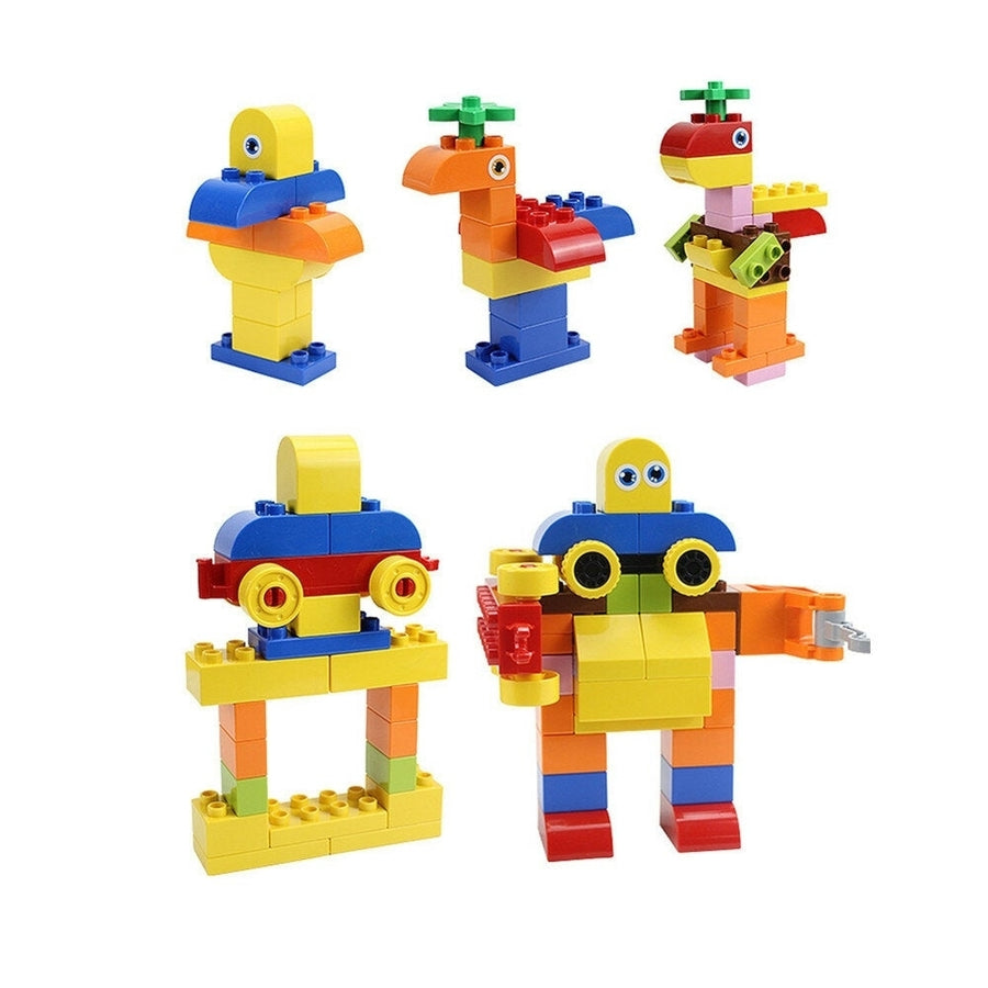 50/150/300 Pcs Bulk Large Particles DIY Assembly Multi-Shape Building Blocks Educational Toy Compatible for Kids Gift Image 1
