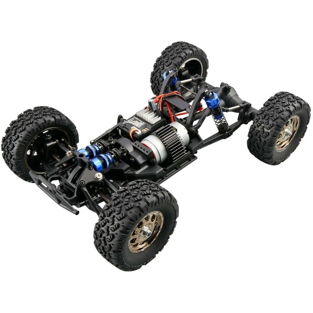 4WD 2.4G RC Car Off Road Desert Truck Brushed Vehicle Models Full Proportional Control Image 3