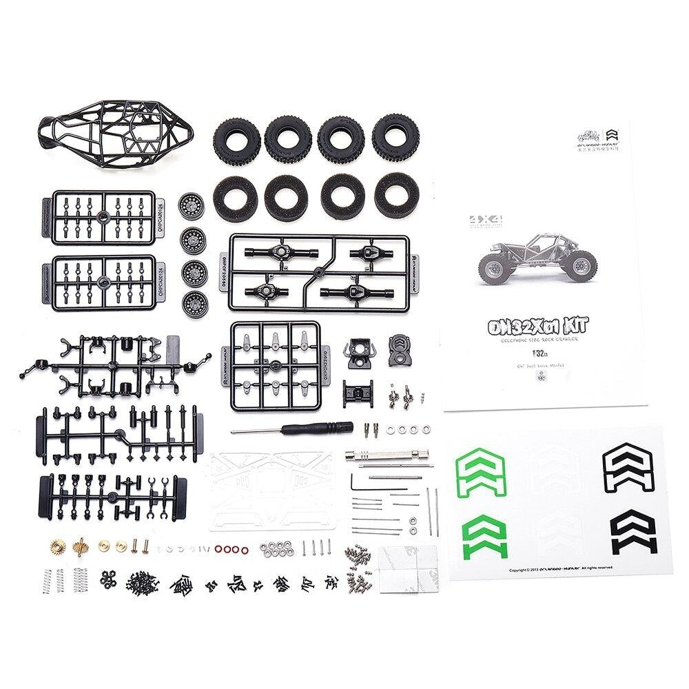 4WD DIY Frame RC Kit Rock Crawler Car Off-Road Vehicles without Electronic Parts Image 7