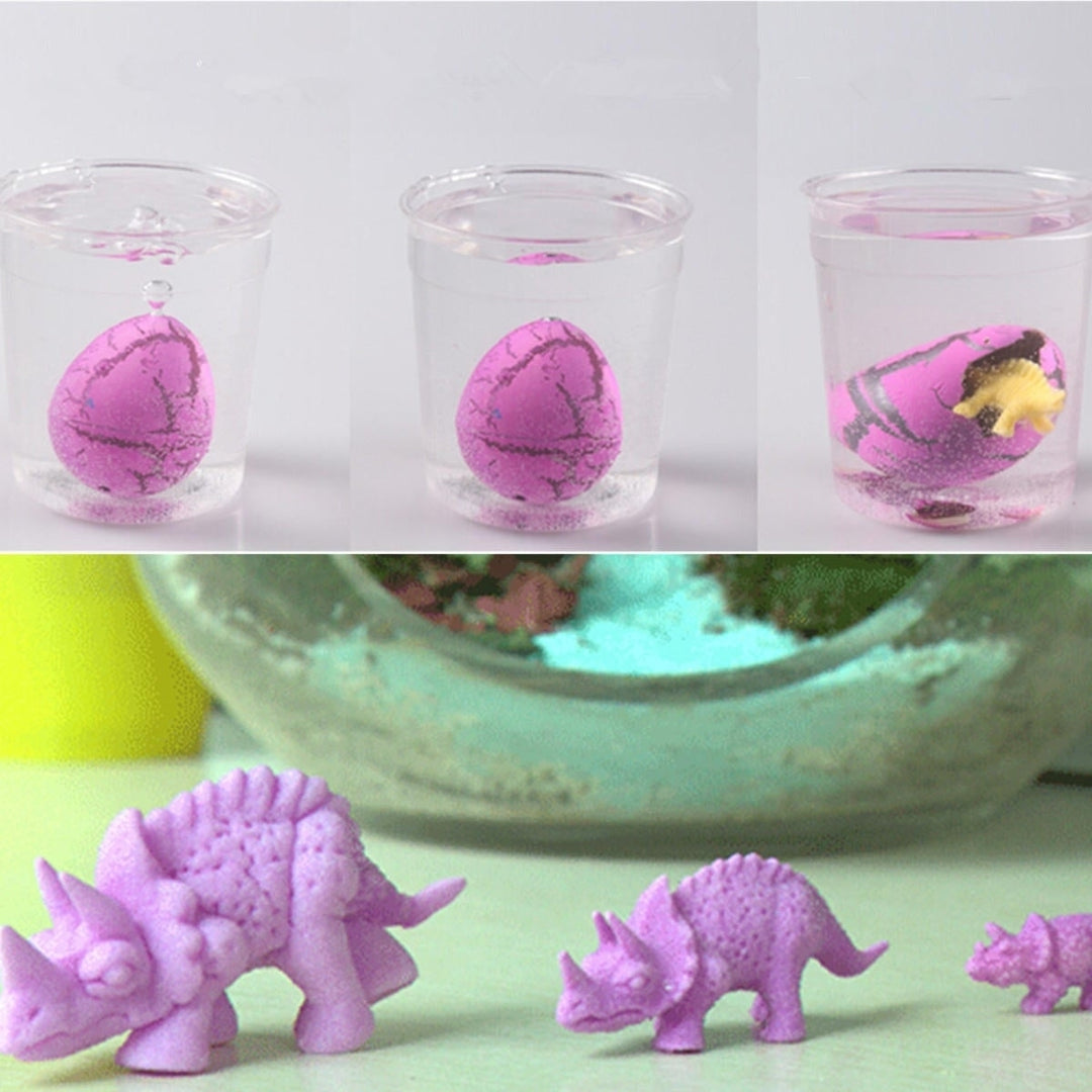 5 Pcs Best Hatching Growing Dinosaur Dino Eggs Add Water Magic Cute Kids Toy Image 4