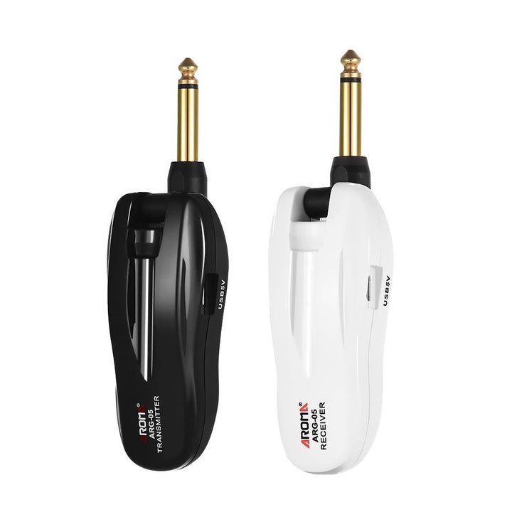 5.8G Wireless Guitar Audio Transmission System Transmitter Receiver Built-in Rechargeable Battery 115 Feet Transmission Image 3