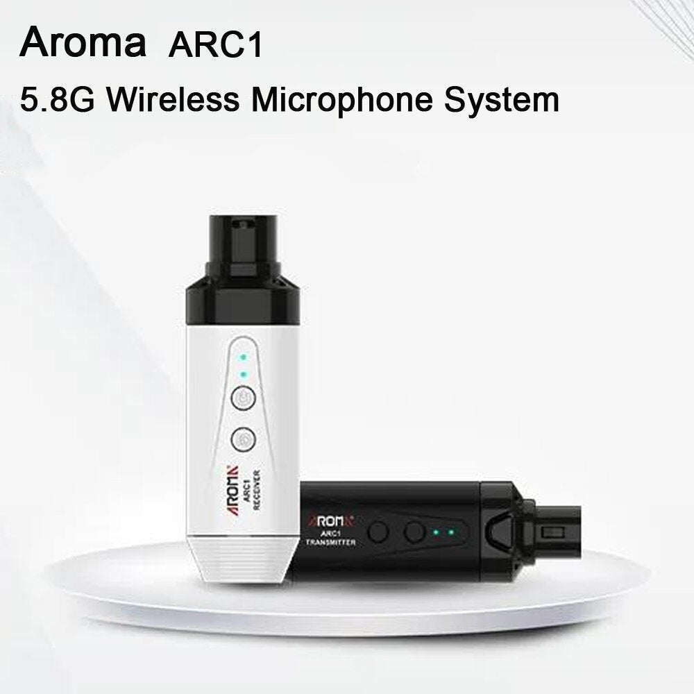 5.8GHZ Wireless Microphone System Rechargeable Transmitter Receiver 4 Channels Audio Mic Transmitter Receiver Image 4