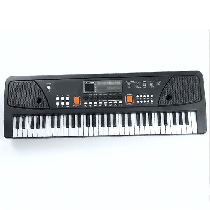61 Keys Mini Electronic Keyboard Piano Set Microphone Sing Gift for Kids Child Image 1