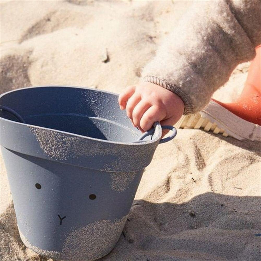 6PCS Beach Sand Glass Beach Bucket Shovel Sand Dredging Tool Educational Puzzle Playing Toy Set for Kids Gift Image 7