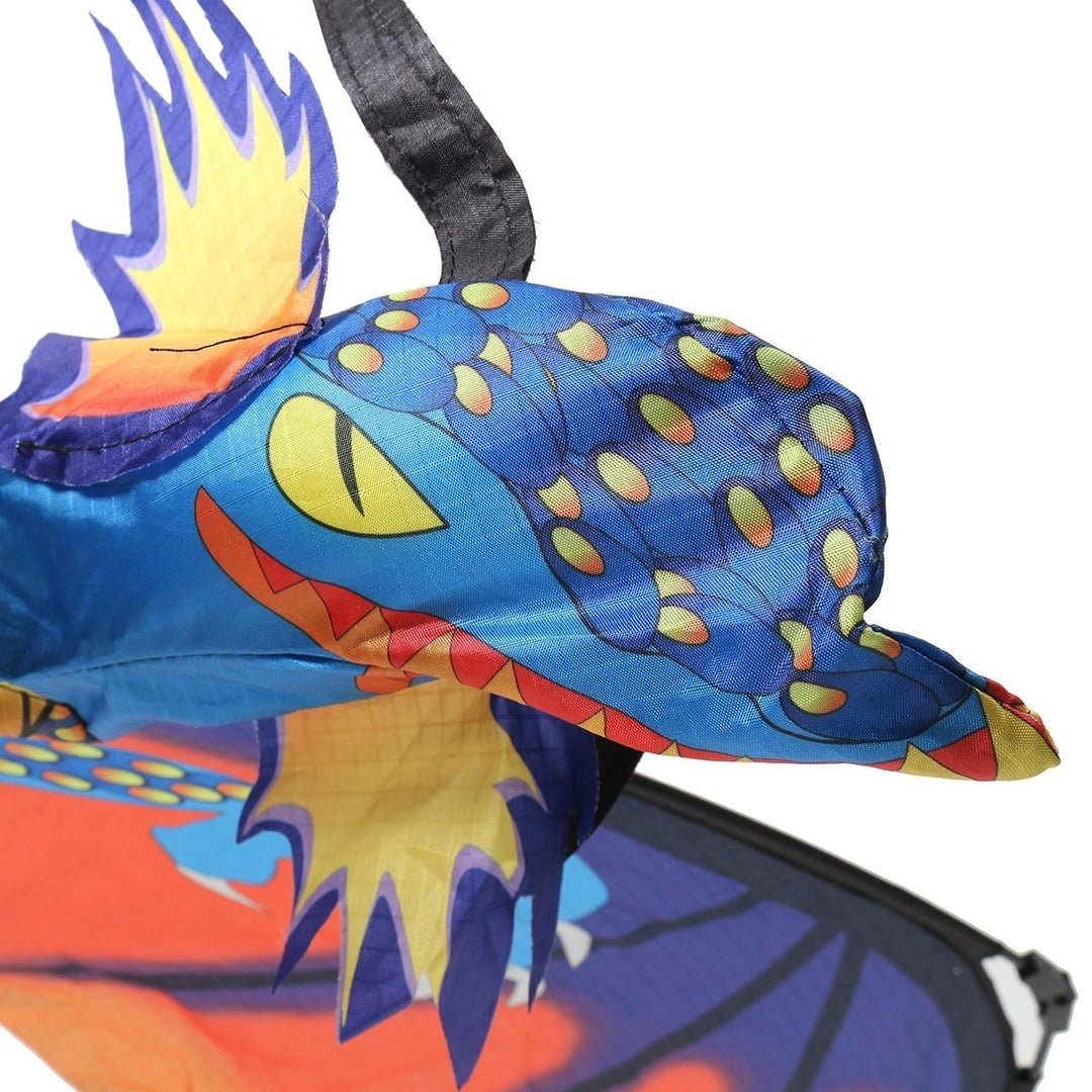 55 Inches Cute Classical Dragon Kite 140cm x 120cm Single Line Kite With Tail Image 10