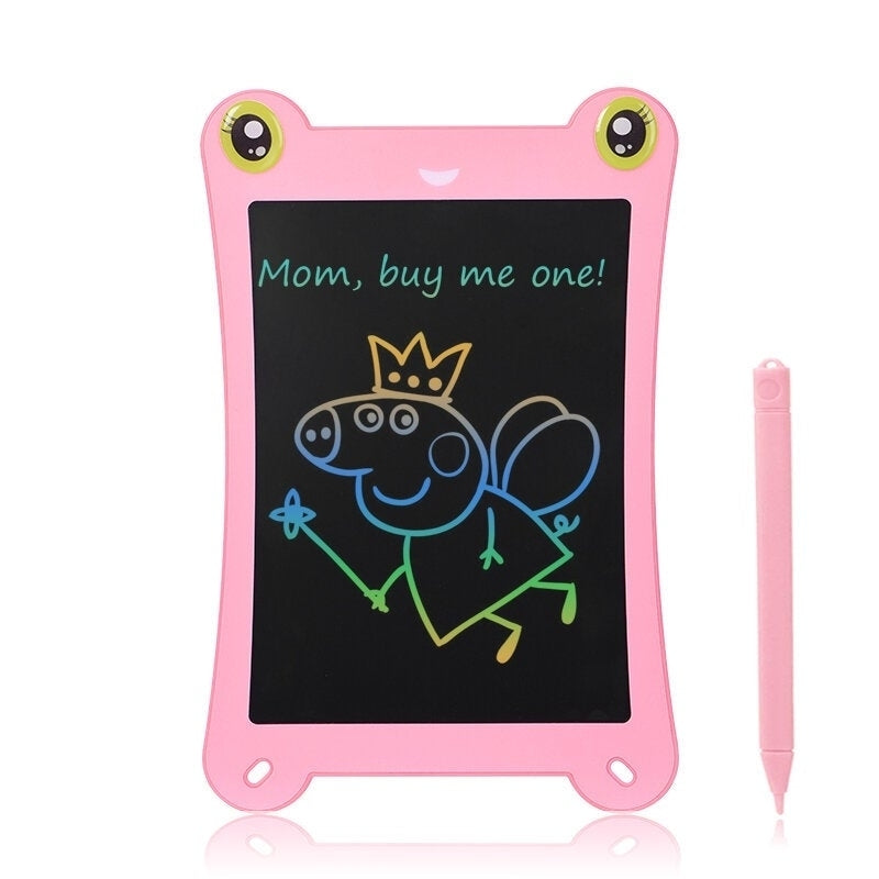 8.5 inch Frog Colors screen LCD Writing Tablet Drawing Handwriting Pad Message Board Kids Educational Image 1