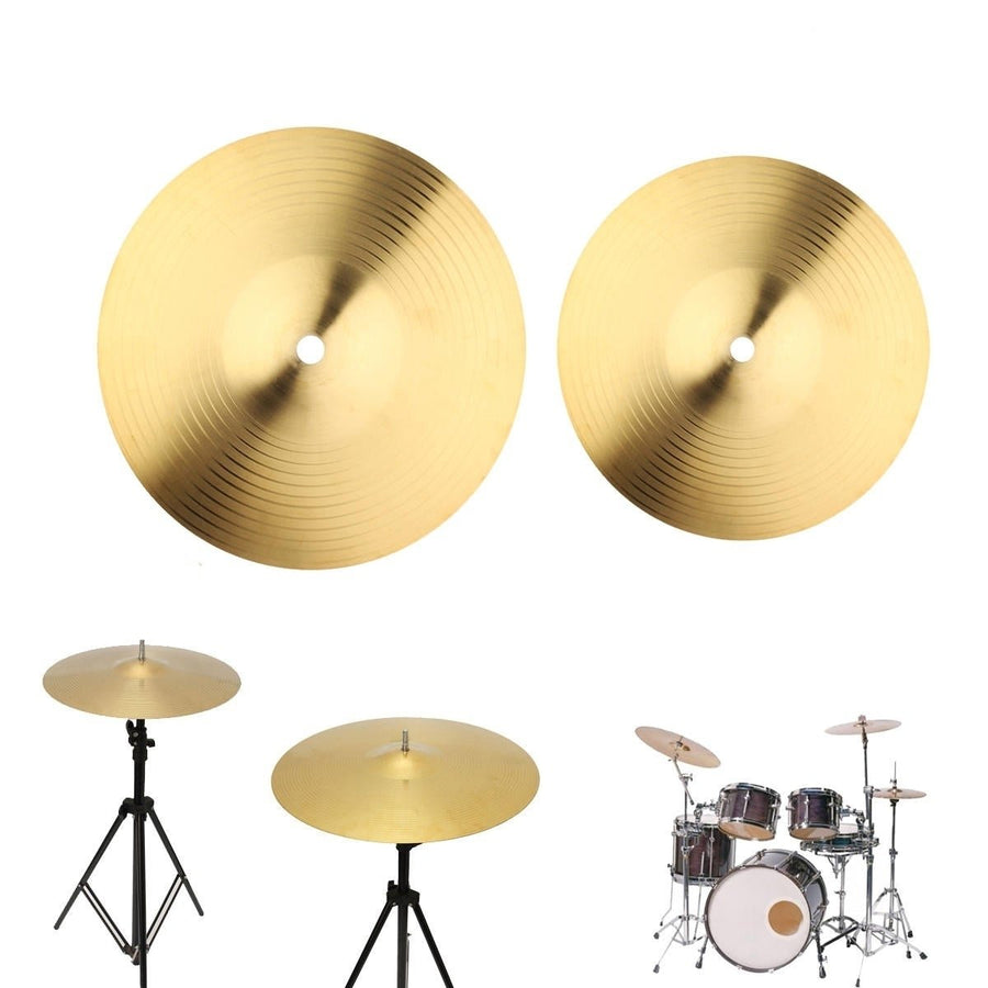 8,10 Inch Copper Alloy Crash Cymbal Drum Set Image 1