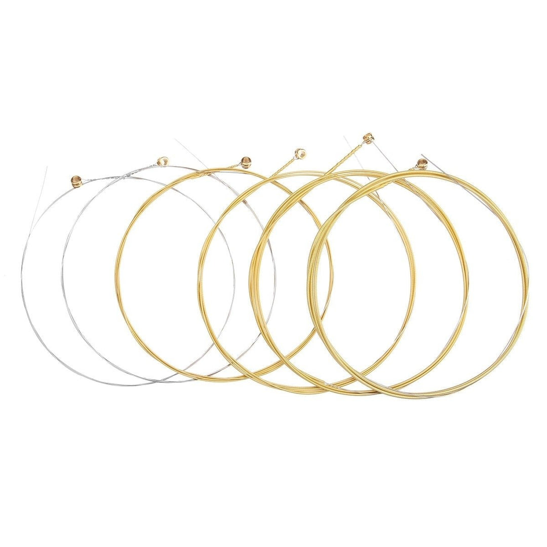 6 PCS Brass Acoustic Guitar String Set for Guitar Players Image 1