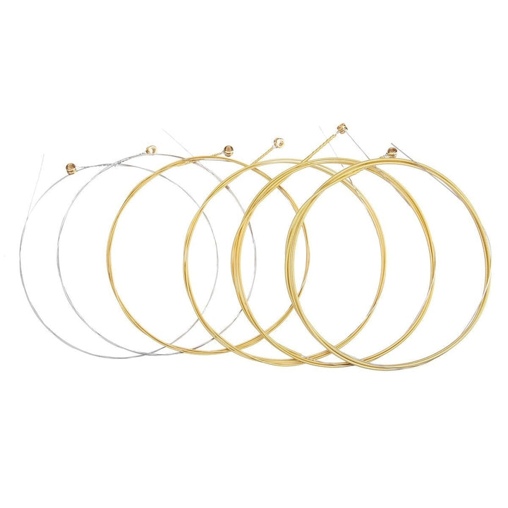 6 PCS Brass Acoustic Guitar String Set for Guitar Players Image 1