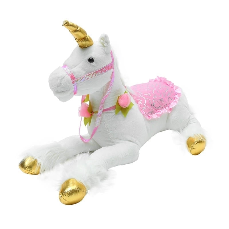 85 cm Stuffed Unicorn Soft Giant Plush Animal Toy Soft Animal Doll Image 8