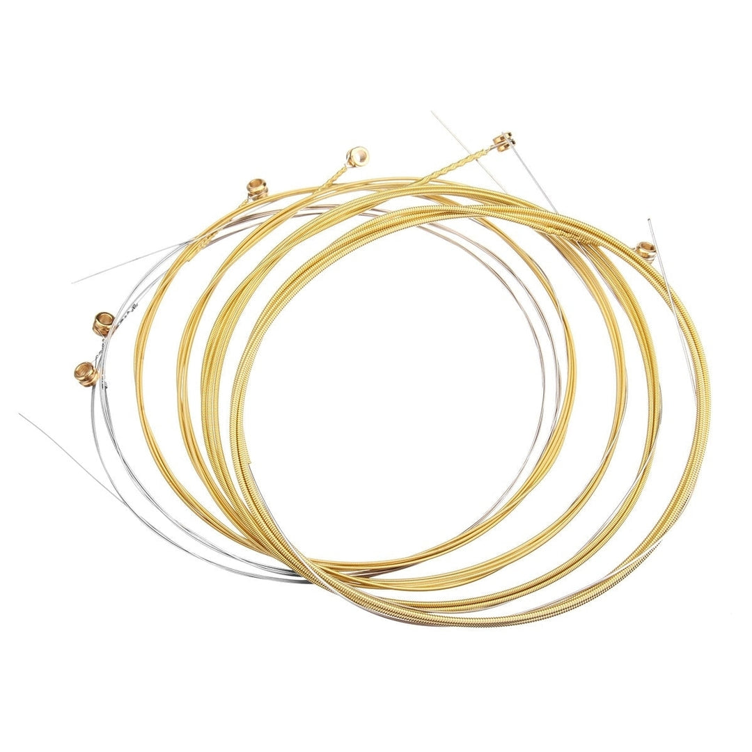 6 PCS Brass Acoustic Guitar String Set for Guitar Players Image 2