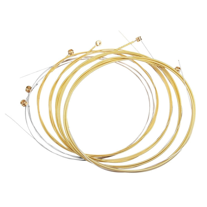 6 PCS Brass Acoustic Guitar String Set for Guitar Players Image 2