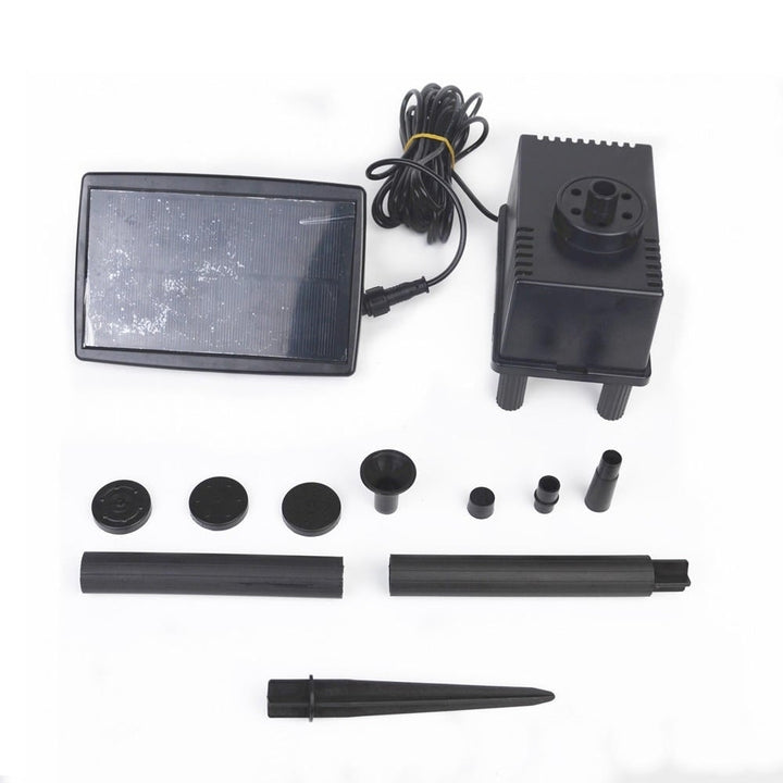 7V 1.5W Solar Panel Powered Water Pump Toy Kit for Submersible Fountain Pond Image 1