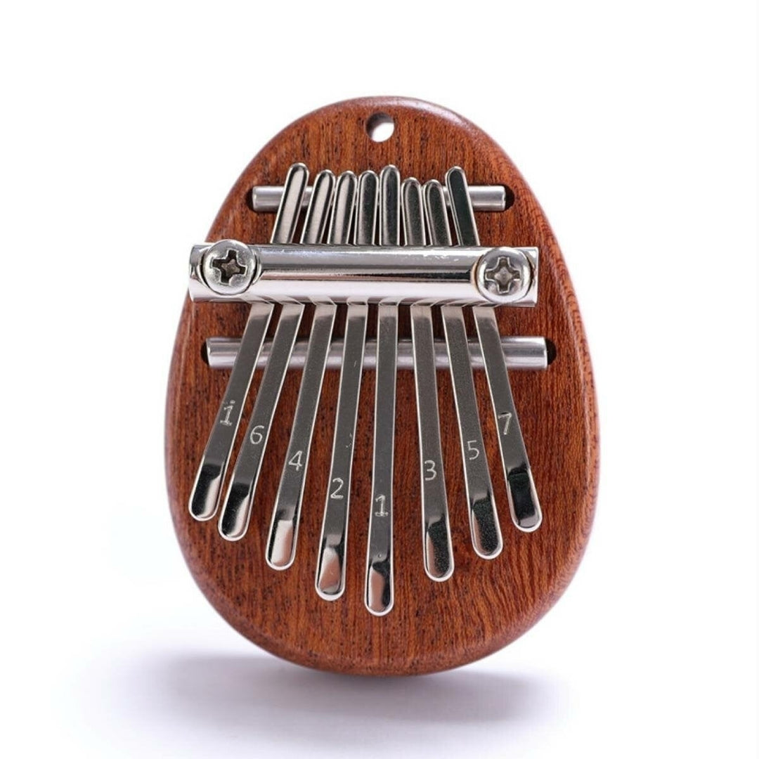 8 Keys Thumb Finger Piano Kalimba Kid Beginner Practical Wood Muscial Instrument Image 1