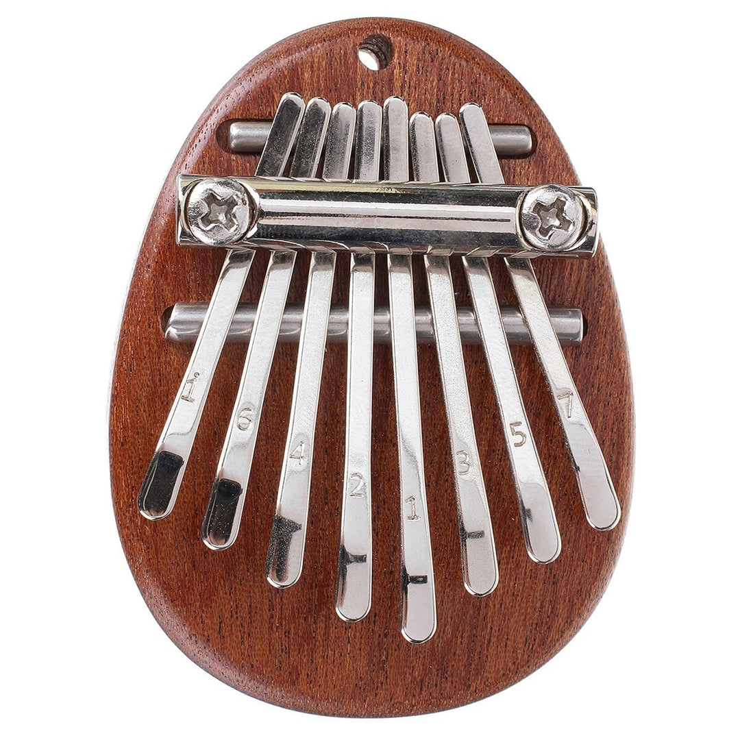 8 Keys Thumb Finger Piano Kalimba Kid Beginner Practical Wood Muscial Instrument Image 3