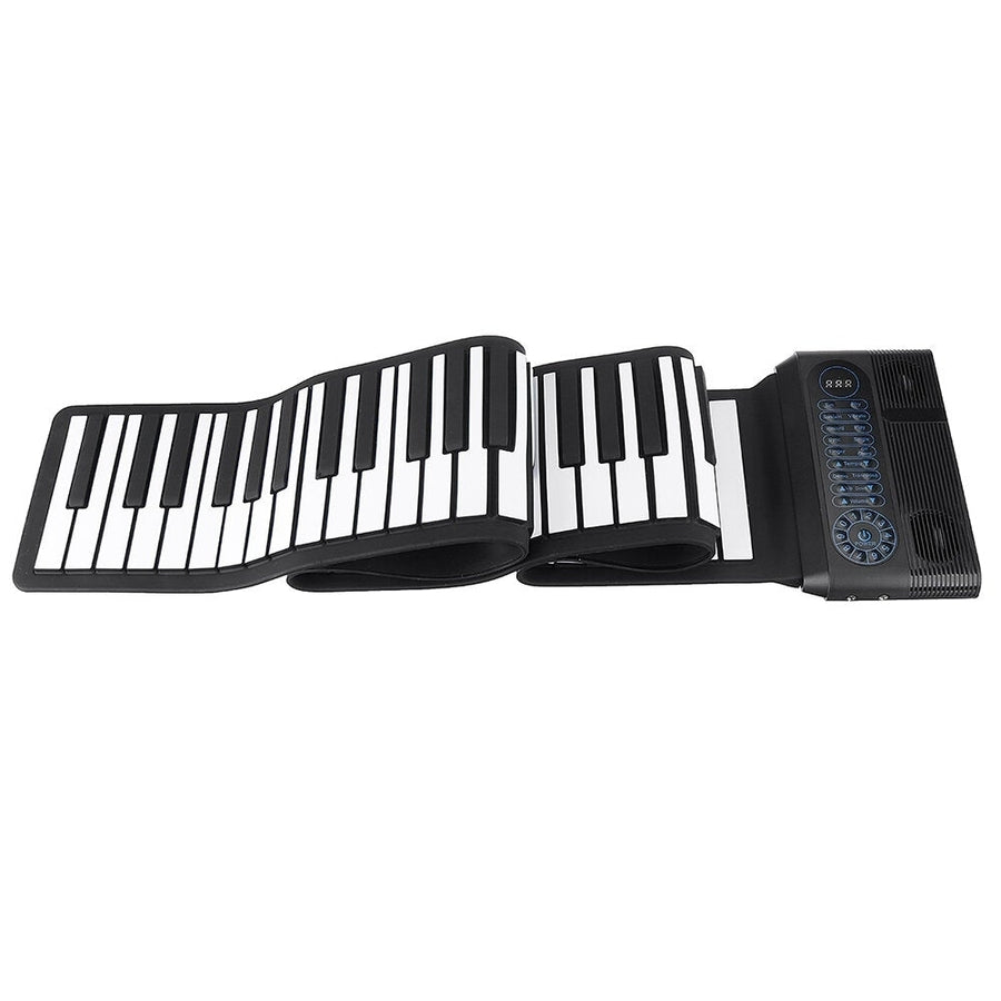 88 Keys Professional Hand Roll Up Keyboard Piano Built in Dual Speakers Image 1