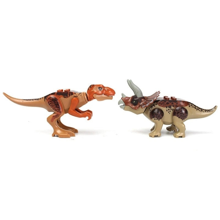 8pcs Different Dinosaur World Building Blocks Mini Figures Toys Image 10