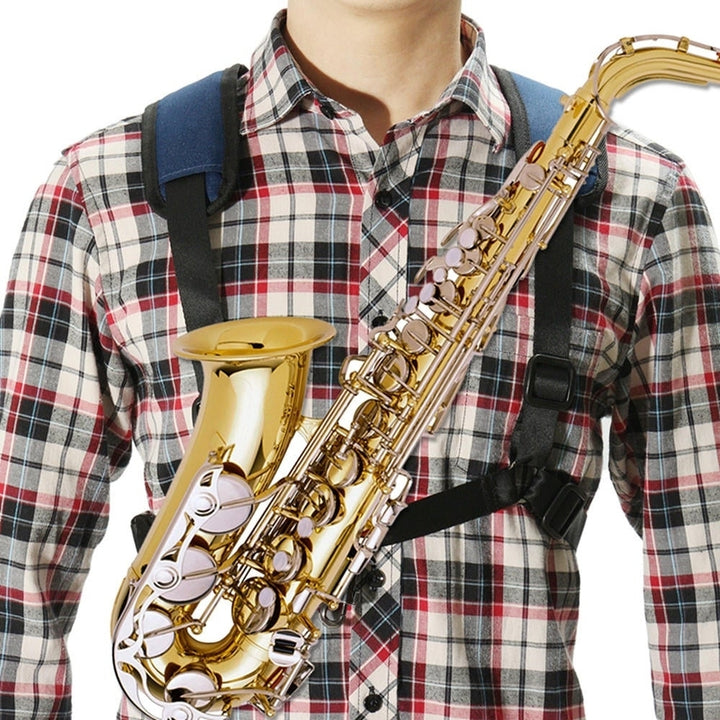 Adjustable Universal Tenor Baritone Sax Saxophone Harness Shoulder Strap Hook Image 10