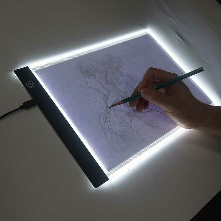 A4 A5 USB Dimmable Led Drawing Copy Pad Tablet Diamond Painting Board Art Copy Pad Writing Sketching Tracing LED Light Image 7
