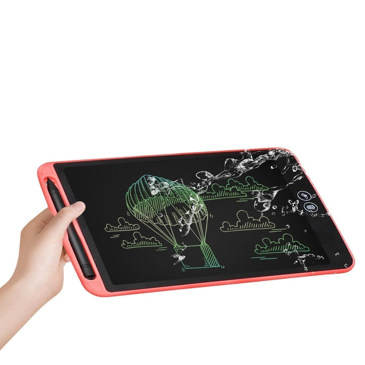 A5 color LCD screen 12 inch writing board drawing waterproof lock key one key eraser toy gift Image 2