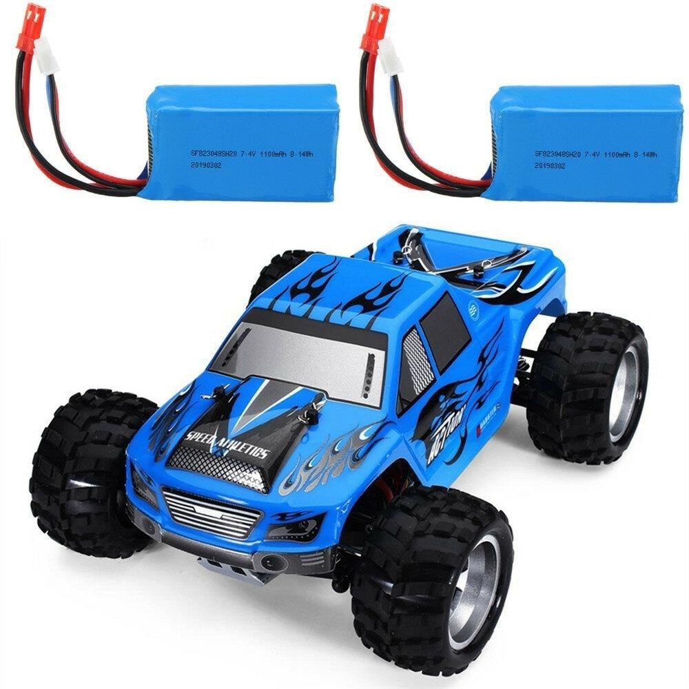 A979 with Two Batteries 1,18 2.4G 4WD Off-Road Truck RC Car Vehicles RTR Model Image 2