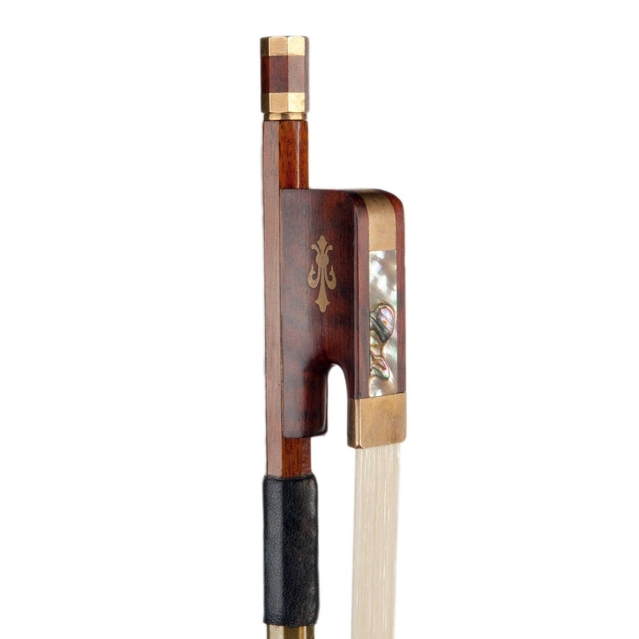 Advanced 4,4 Cello Bow Brazilwood Bow Round Stick AAA Grade White Horsehair Snakewood Frog Handmade Bow Image 1