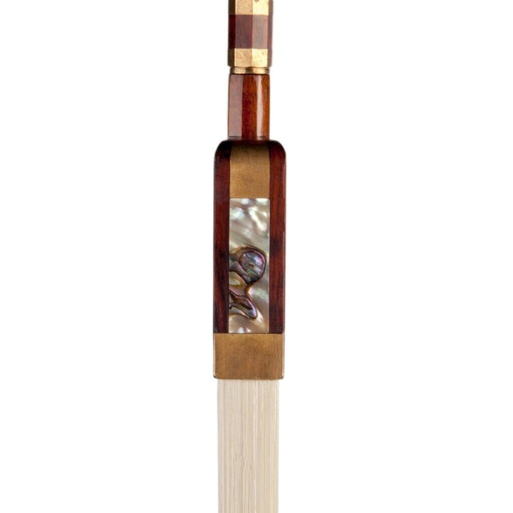 Advanced 4,4 Cello Bow Brazilwood Bow Round Stick AAA Grade White Horsehair Snakewood Frog Handmade Bow Image 3
