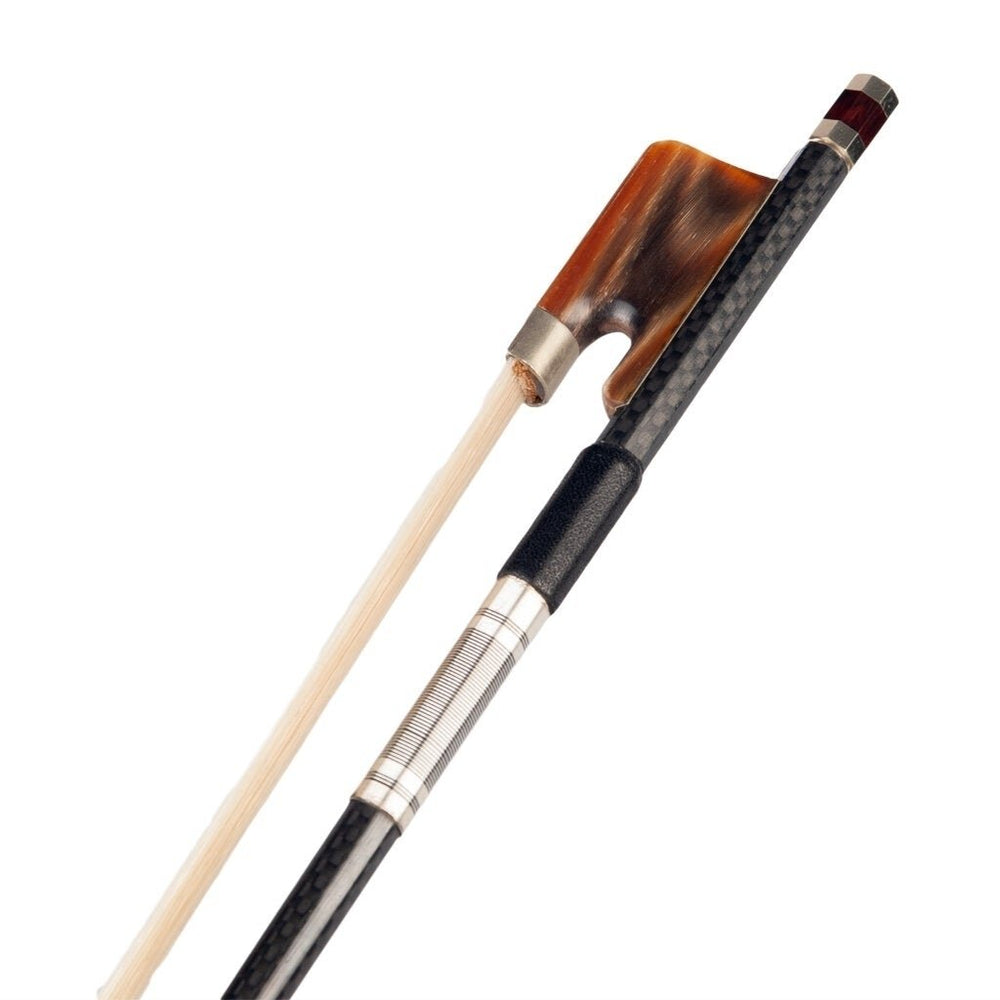 Advanced Carbon Fiber 16 Viola Bow Grid Carbon Fiber Stick Natural Horsehair WOx Horn Frog Durable Use Image 2