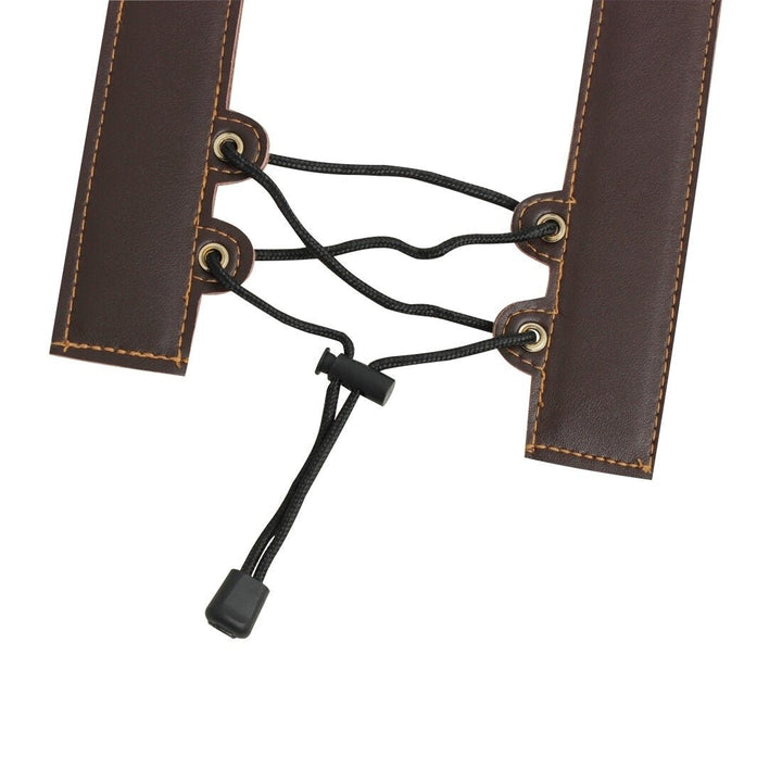 Adjustable Saxophone Shoulder Strap Sax Leather Strap for Alto,Tenor,Soprano Saxophones Image 6